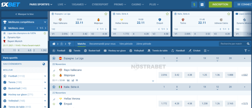 1xbet paris sportifs