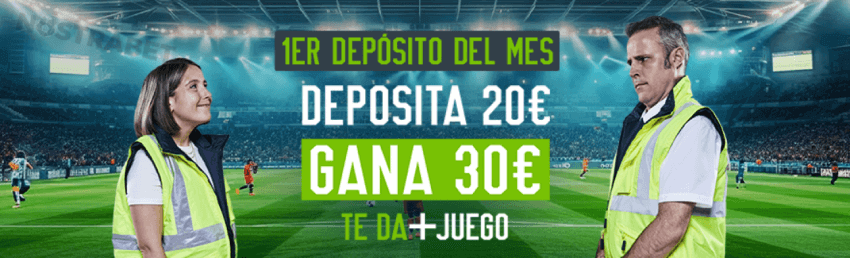 Codere 1er deposit del mes