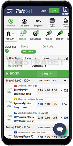 Fafabet Mobile App